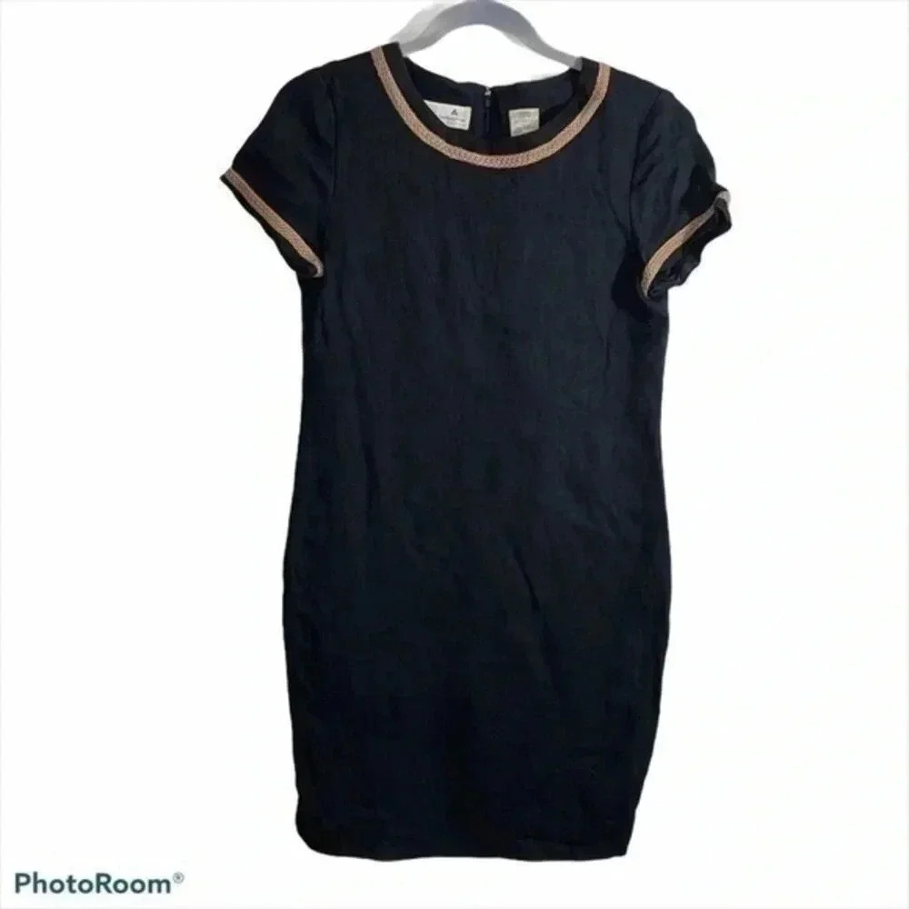 Liz Claiborne black linen dress 2